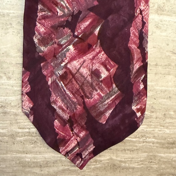 CARLO PALAZZI Couture Men's Silk Necktie Designer Extra Long 62" - Picture 2 of 12